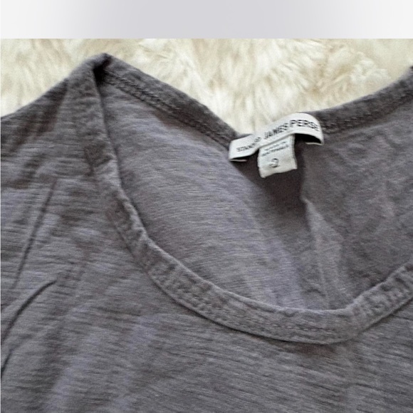 James Perse Gray Long Sleeve Tee - Picture 3 of 5
